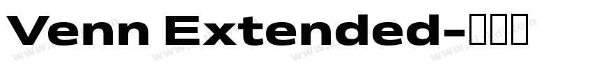 Venn Extended字体转换